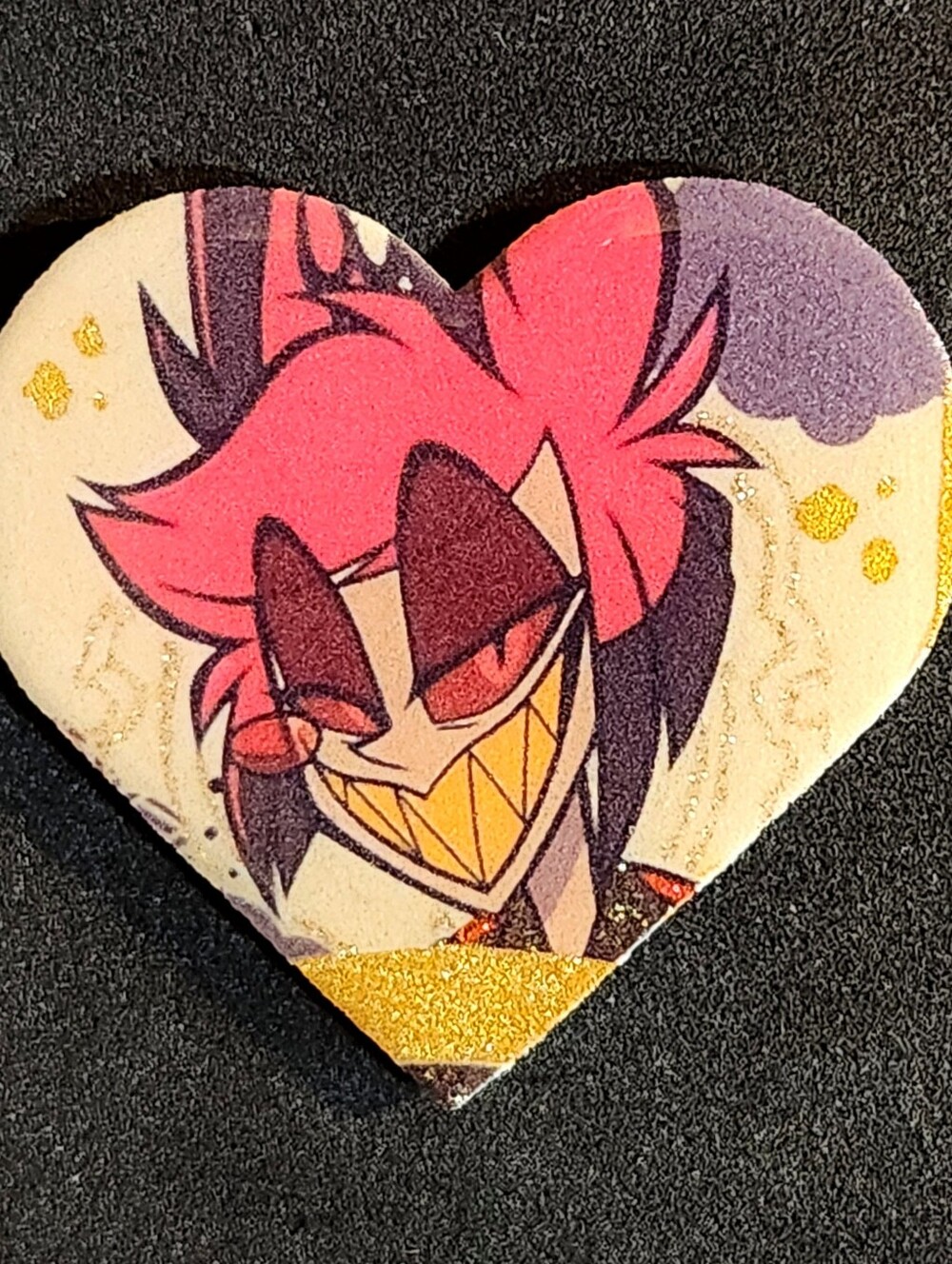 Alastor Glitter Pin - Hazbin Hotel